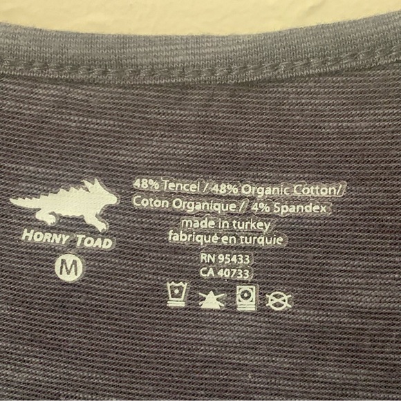 HORNY TOAD Casual Knit Dress Sleeveless V-Neck Charcoal Grey Sporty Minimalist - Picture 3 of 15